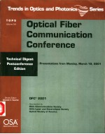 TOPS VOLUME 54  OPTICAL FIBER COMMUNICATION CONFERENCE  TECHNICAL DEGEST POSTCONFERENCE EDITION  PRE