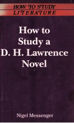 HOW TO STUDY A D.H.LAWRENCE NOVEL