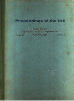 PROCEEDINGX OF THE IRE VOLUME 44 NUMBER 10