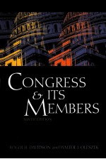 CONGRESS AND ITS MEMBERS NINTH EDITION