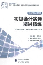 全国会计专业技术初级资格考试辅导  精讲精练  初级会计实务  2017版