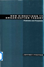 New Directions For Organization Theory Problems and Prospects