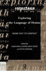 Exploring the Language of Drama From Text to Context