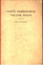 FINITE DIMENSIONAL VECTOR SPACES