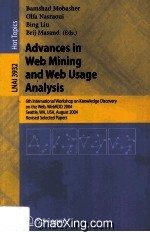 Lecture Notes in Artificial Intelligence 3932 Advances in Web Mining and Web Usage Analysis 6th Inte