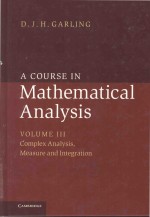 A course in mathematical analysis Volume III: Complex Analysis