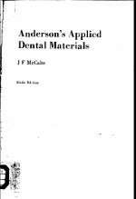 Anderson's Applied Dental Materials  Sixth Edition