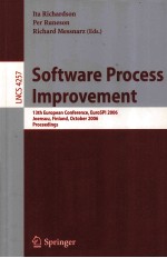 Lecture Notes in Computer Science 4257 Software Process Improvement 13th European Conference