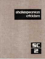 shakespearean cricicism Volume 2 Excerpts from the Criticism of William Shakespeare's Plays and Poet