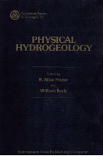 PHYSICAL HYDROGEOLOGY