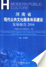 河南省现代公共文化服务体系建设发展报告  2016