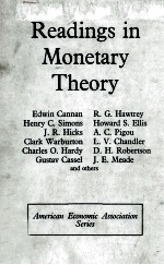 Readings In Monetary Theory