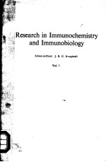 RESEARCH IN IMMUNOCHEMISTRY AND IMMUNOBIOLOGY VOL. 1