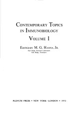 CONTEMPORARY TOPICS IN IMMUNOGIOLOGY  VOLUME 1