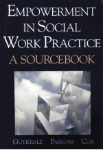 EMPOWERMENT IN SOCIAL WORK PRACTICE A SOURCEBOOK