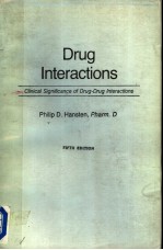 DRUG INTERACTIONS  FIFTH EDITION