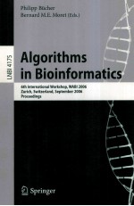 Lecture Notes in Bioinformatics 4175 Algorithms in Bioinformatics 6th International Workshop