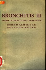 BRONCHITIS III  THIRD INTERNATIONAL SYMPOSIUM