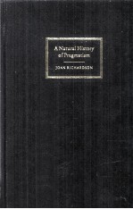 A NATURAL HISTORY OF PRAGMATISM The Fact of Feeling from Jonathan Edwards to Gertrude Stein