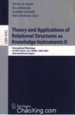 Lecture Notes in Artificial Intrlligence 4342 Theory and Applications of Relational Structures as Kn