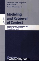 Lecture Notes in Artificial Intelligence 3946 Modeling and Retriecal of Context Second International