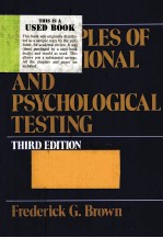 PRINCIPLES OF EDUCATIONAL AND PSYCHOLOGICAL TESTING  THIRD EDITION