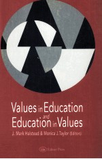 Values in Education and Education in Values