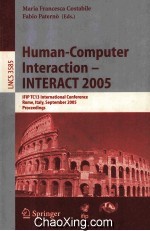 Lecture Notes in Computer Science 3585 Human-Computer Interaction-INTERACT 2005