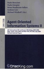 Lecture Notes in Artificial Intelligence 3508 Agent-Oriented Information Systems II 6th Internationa