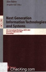 Lecture Notes in Computer Science 2382 Next Generation Information Technologies and Systems 5th Inte