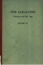 THE ALKALOIDS CHEMISTRY AND PHYSIOLOGY  VOL.15