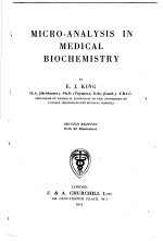 MICRO-ANALYSIS IN MEDICAL BIOCHEMISTRY