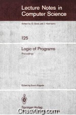 Lecture Notes in Computer Science 125 Logic of Programs Workshop