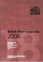 BRITISH PHARMACOPOEIA 2008 VOLUME IV