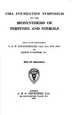 BIOSYNTHESIS OF TERPENES AND STEROLS