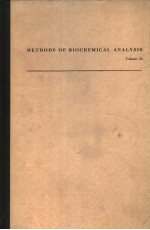 METHODS OF BIOCHEMICAL ANALYSIS  VOLUME 22