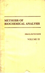 METHODS OF BIOCHEMICAL ANALYSIS  VOLUME 33