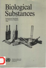 BIOLOGICAL SUBSTANCES  INTERNATIONAL STANDARDS AND REFERENCE REAGENTS 1986