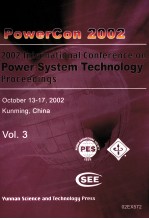 POWERCON 2002 2002 INTERNATIONAL CONFERENCE ON POWER SYSTEM TECHNOLOGY PROCEEDINGS OCTOBER 13-17，200