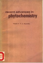 RECENT ADVANCES IN PHYTOCHEMISTRY  VOLUME 9