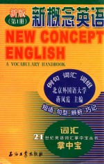 新概念英语  新版第1册  词汇掌中宝