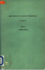 METHODS IN CANCER RESEARCH  VOLUME  XIV