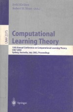 COMPUTATIONAL LEARNING THEORY