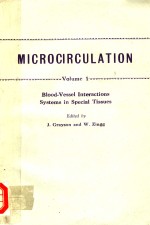 MICROCIRCULATION  VOLUME 1