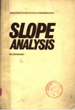 DEYELOPMENTS IN GEOTECHNICAL ENGINEERING  VOL 22 SLOPE ANALYSIS