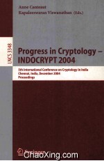 Lecture Notes in Computer Science 3348 Progress in Cryptology-INDOCRYPT 2004 5th Internaitonal Confe