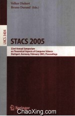 Lecture Notes in Computer Science 3404 STACS 2005 22nd Annual Symposium on Theoretical Aspects of Co