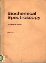 BIOCHEMICAL SPECTROSCOPY VOLUME 1