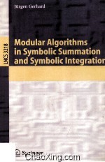 Lecture Notes in Computer Science 3218 Modular Algorithms in Symbolic Summation and Symbolic Integra