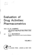 EVALUATION OF DRUG ACTIVITIES: PHARMACOMETRICS